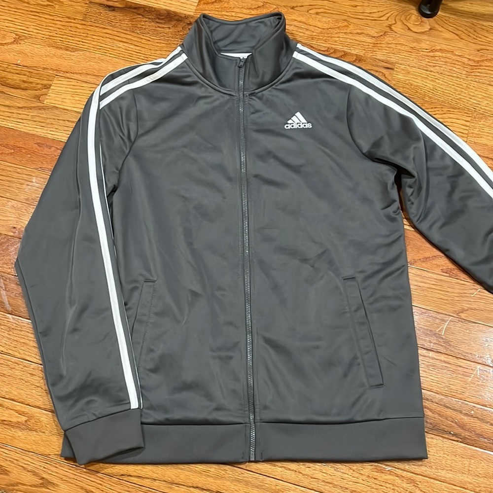 Boys XL Adidas Gray Jacket NWOT